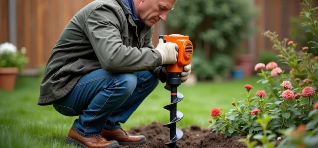 Tarière thermique : comment bien choisir et utiliser cet outil indispensable au jardin